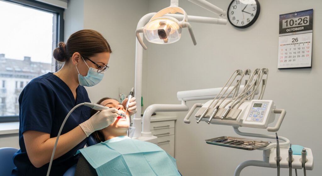 how long does a clean at the dentist take